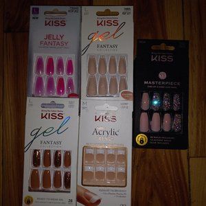 5 Sets Press on/ Glue on Nail Tips NIB